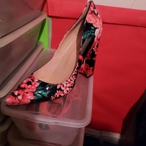 Floral shoes